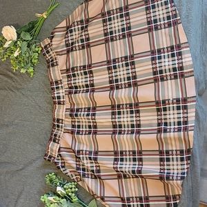Plaid skater skirt